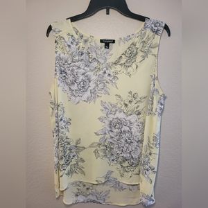 Spring floral tank top